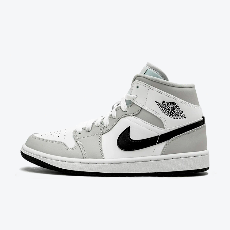 Air Jordan 1 Mid "Light Smoke Grey" Grigio