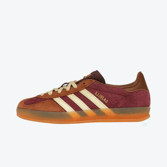 Adidas Gazelle Indoor "Maroon Almost Yellow" Bordeaux   2/2